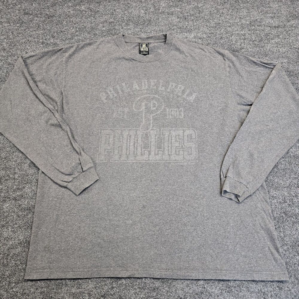 Vintage Philadelphia Phillies Y2K Men XL L/S Gear for Sports Distressed T-Shirt